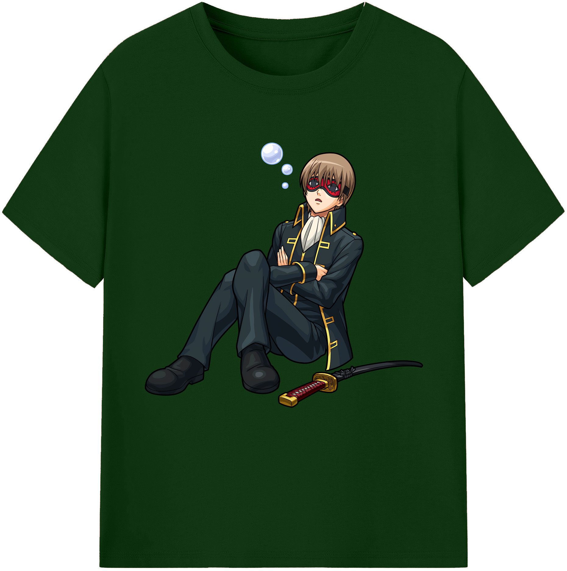 （画像用） ぎんたま 坂田銀時（さかたぎんとき） 神楽 志村新八（しむら しんぱち） GINTAMA Sakata Gintoki Kagura Shimura Shinpachi 綿100％半袖Tシャツ（フロントプリント）